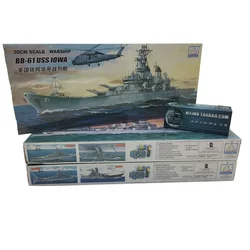 30CM trombettista assemblare Set di modelli porta-aerei Bisimai Yamato corazzata sottomarino assemblaggio modello di nave militare giocattoli per bambini