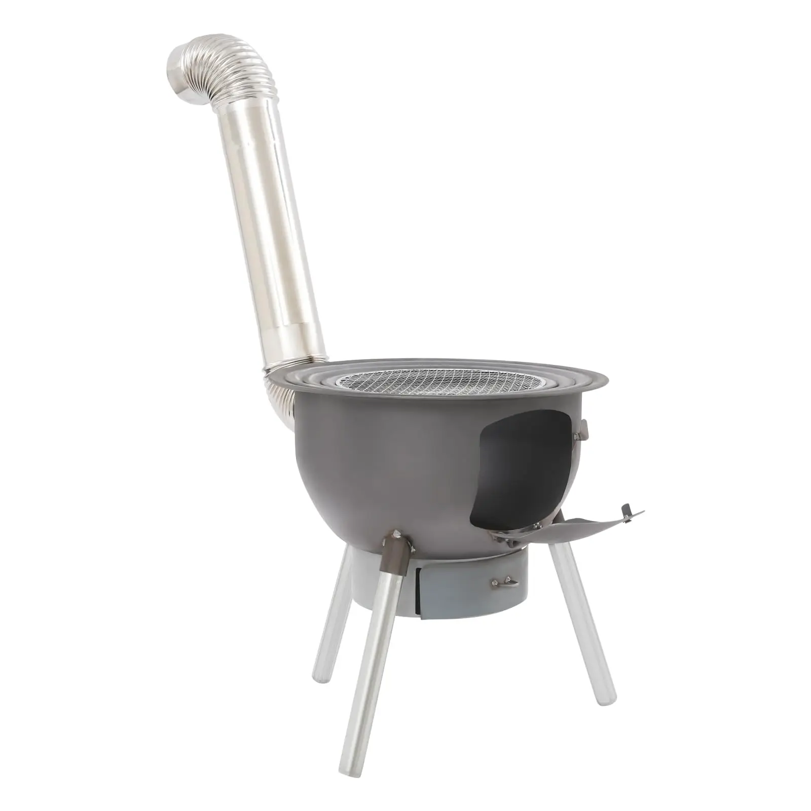 Multifunction Wood Burning Stove with Chimney (18.9