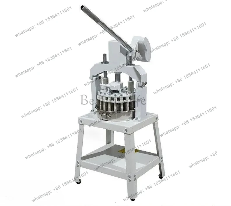 Vertical Manual Dough Partitioning Machine 36 Capsules Mechanical Hand Pressing Dough Partitioning Machine