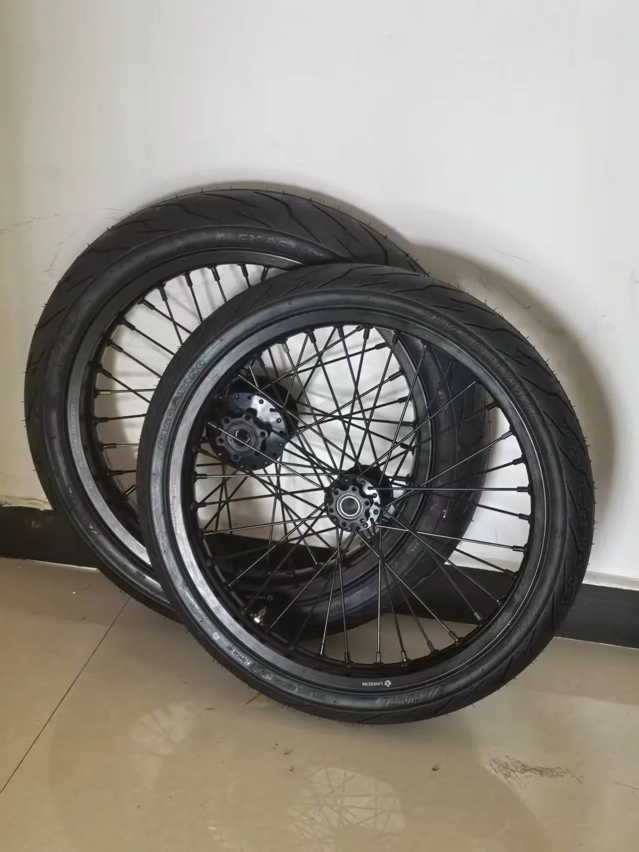For Surr-on  Light Bee X Bike Supermoto 1.6x17/2.15x17,70/90-17 90/80-17 LBX On-Road Wheels Kit Tyres  X3 X4