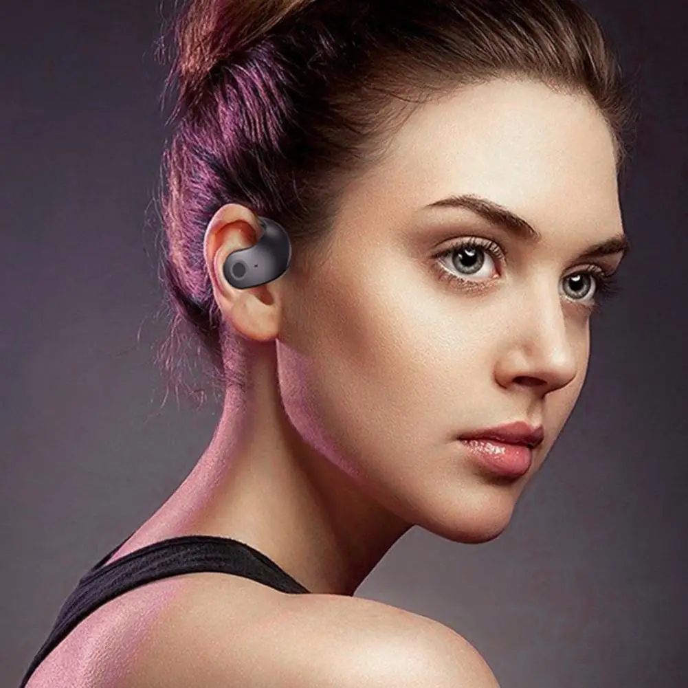 Over-the-ear Earphones Waterproof Wireless Earbuds with Powerful Sound Effects for Workout Running Bluetooth-compatible