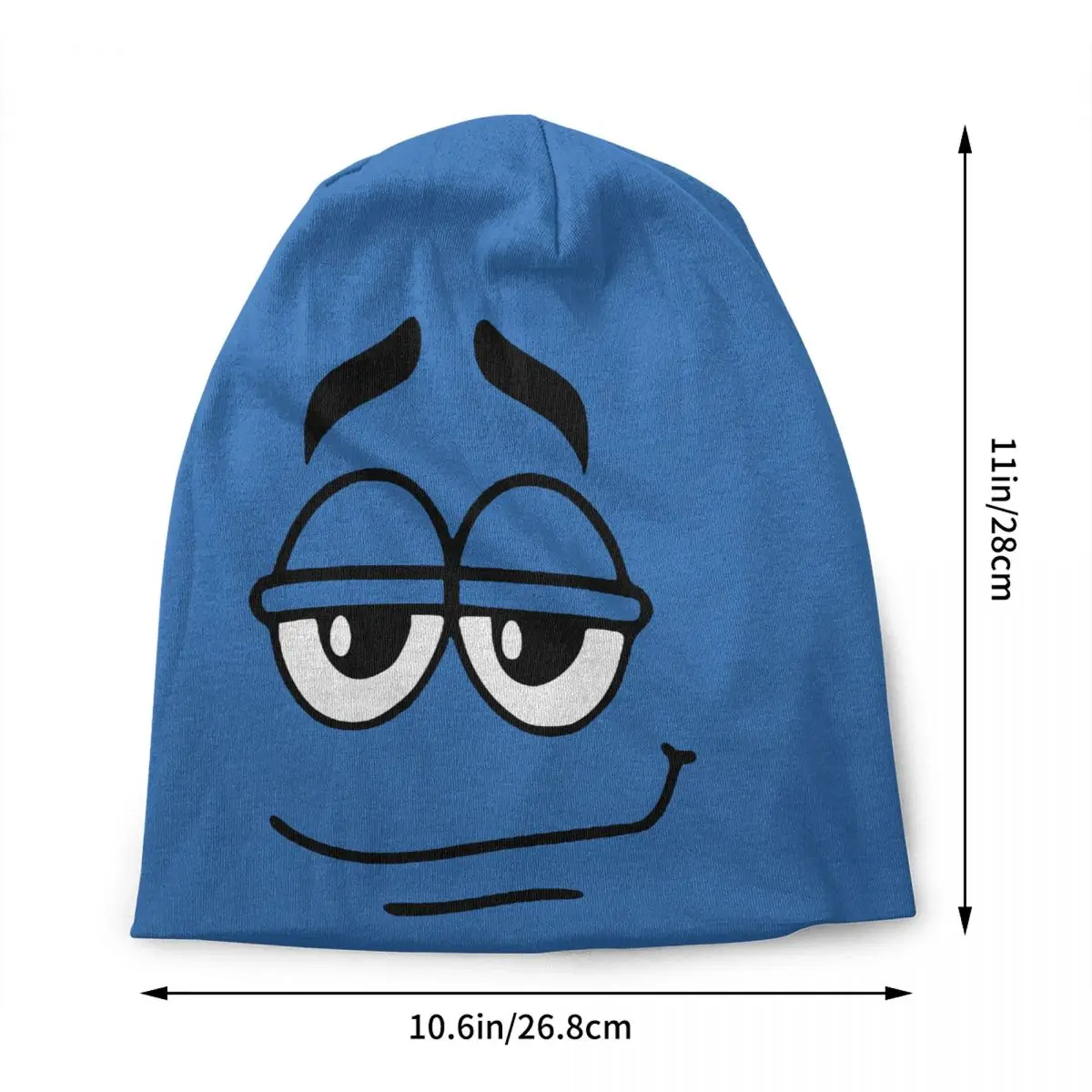 Cartoon Chocolate Blue Candy Faces Bonnet Hat Knitting Hats Men Women Fashion Unisex Adult Warm Winter Skullies Beanies Cap