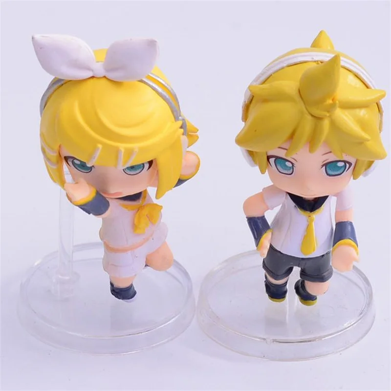 7cm 7style Hatsune Miku virtual singer Anime action figure 3D PVC model Character Cosplay Accessories Cute Lovely Kids