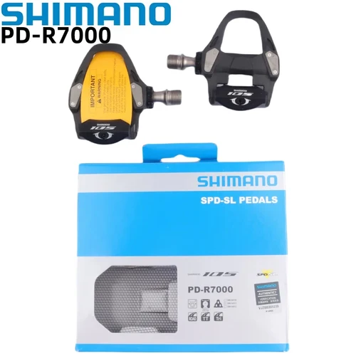 Pedales de carretera Shimano 105 R7000, pedales Ultegra R8000 TT, bicicleta de triatlón, pedales de fibra de carbono autoblocantes, Pedal Original