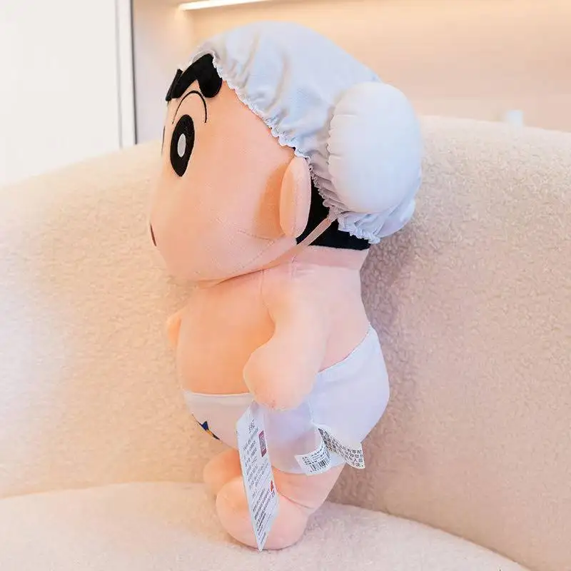Newest Bath Crayon Shin-chan Doll Pillow Kawaii Stuffed Plush Toy Figure Doll Cartoon Anime Cute Home Décor Gift Doll