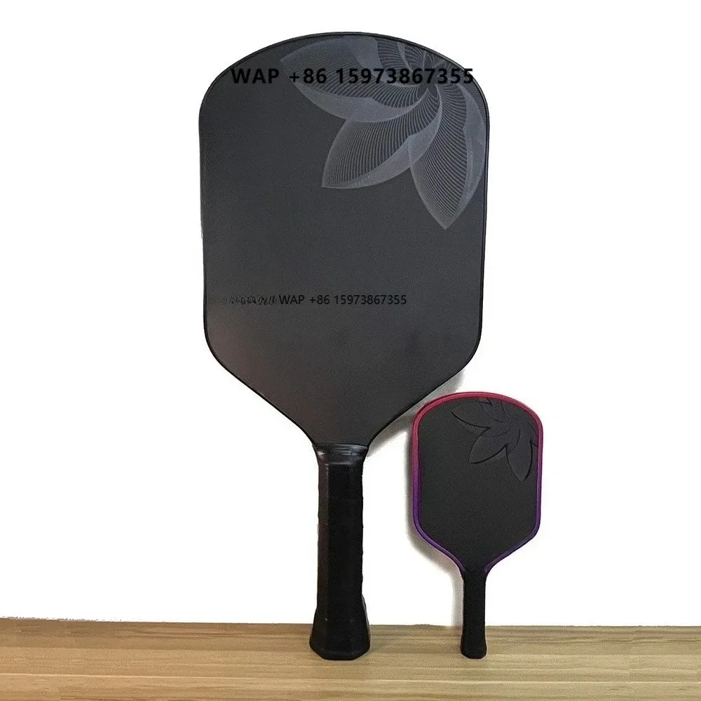 Lansda Extra Large Advertising Display Glassfiber Carbon Fiber Titanium Racket Honeycomb Core PP Big Choice Pickleball Paddle