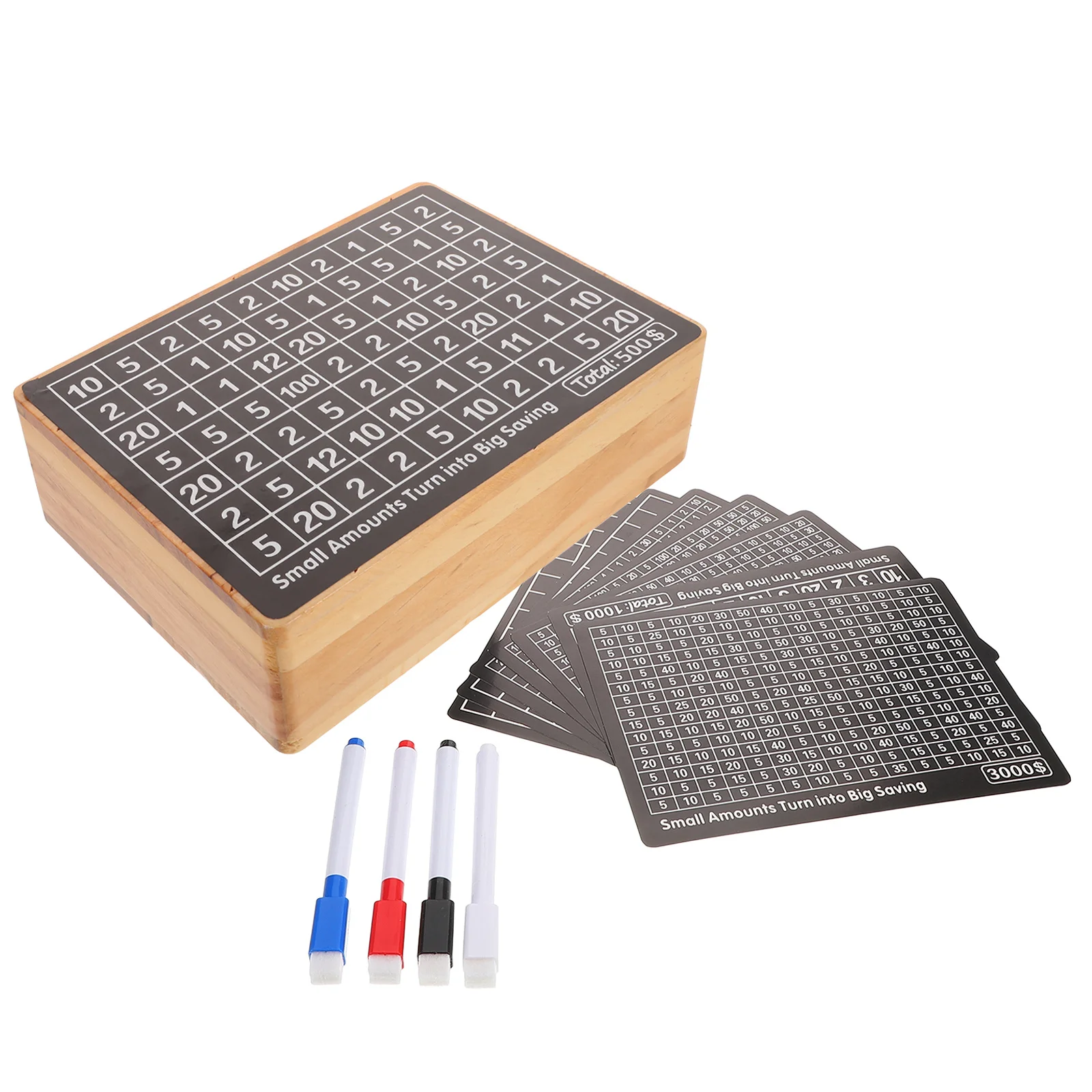 1Set Holz Handwerk Geld Bank Exquisite Sparschwein für Wohnkultur Schöne Design Savings Container Holz Spardose