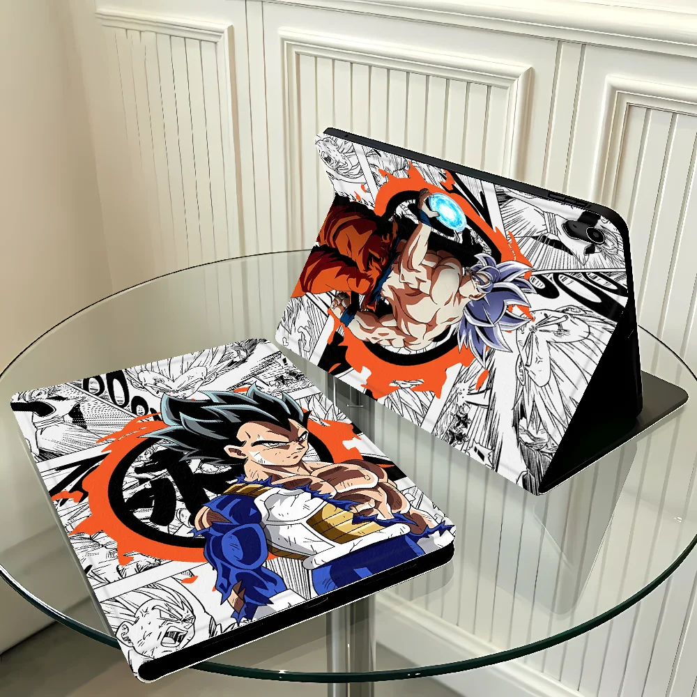 with Pencil Slot Case for Apple iPad Air 11 13 M4 M3 M2 A16 2026 10th 7/8/9th Pro11 13 Air 4/5/6th Japan Dragon Balls