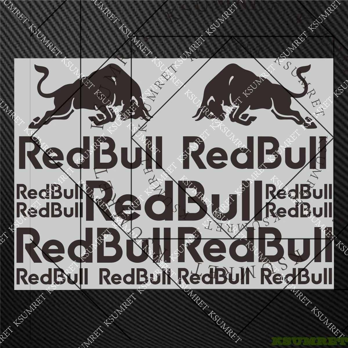 Рождественский красный бык наклейка на мотоциклетный бак шлем наклейки