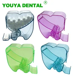 Press Type Dental Cotton Roll Dispenser Holder Cotton Roll Storage Box Dentistry Laboratory Products Placing Case Organizer New