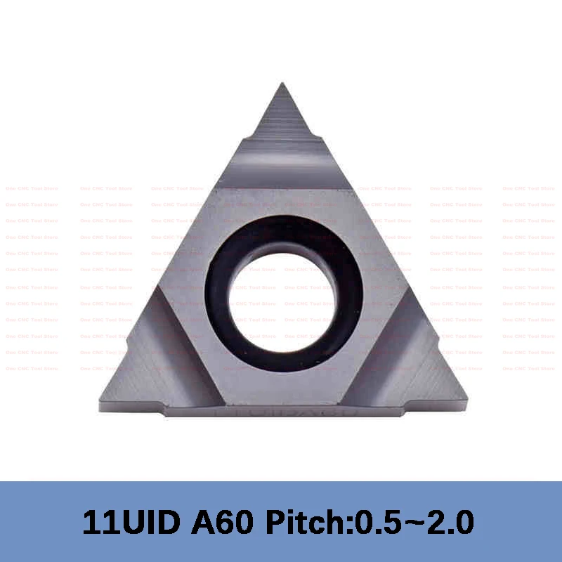 10pcs/box CNC Alloy Thread Lathe Cutter 11UID A60 D60 C60 16UID H60 Deep Hole Carbide Inserts for SUNR SUNL