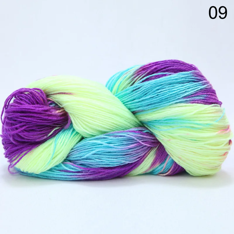 Duan Dyed Acrylic Wool Yarn Four Strand DIY Woven Knitting Sweater Sock Scarf Colorful Crochet Yarn Sewing пряжа для вязания 뜨개실