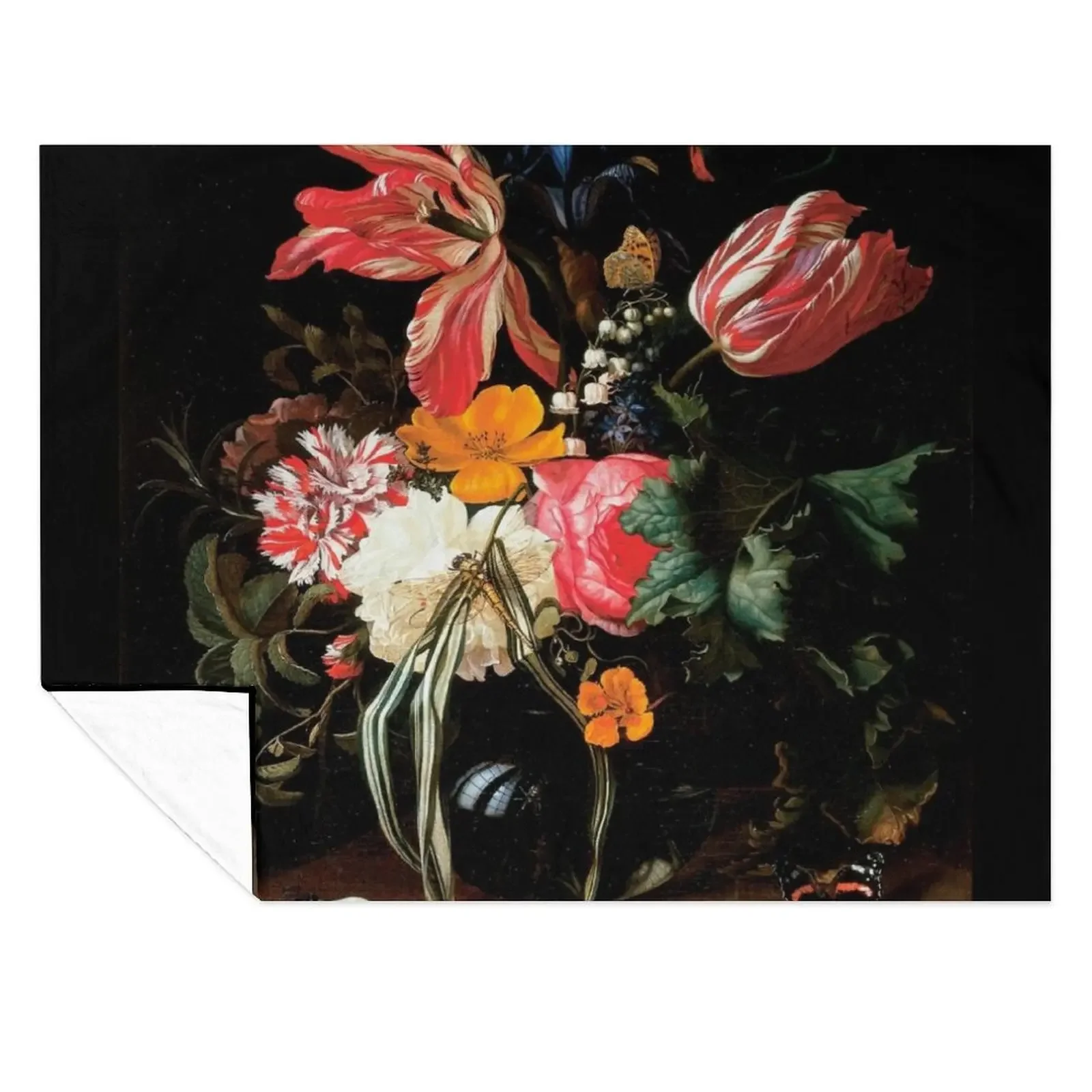 

Still Life Flowers by Maria van Oosterwijck Throw Blanket Sleeping Bag Sofa Throw For Decorative Sofa for babies Blankets
