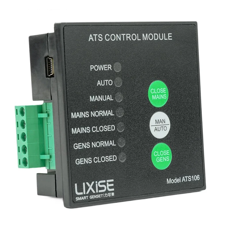 Kit Original ATS106 Diesel Generator ATS Controller Dual Power Automatic Transfer Switch Panel