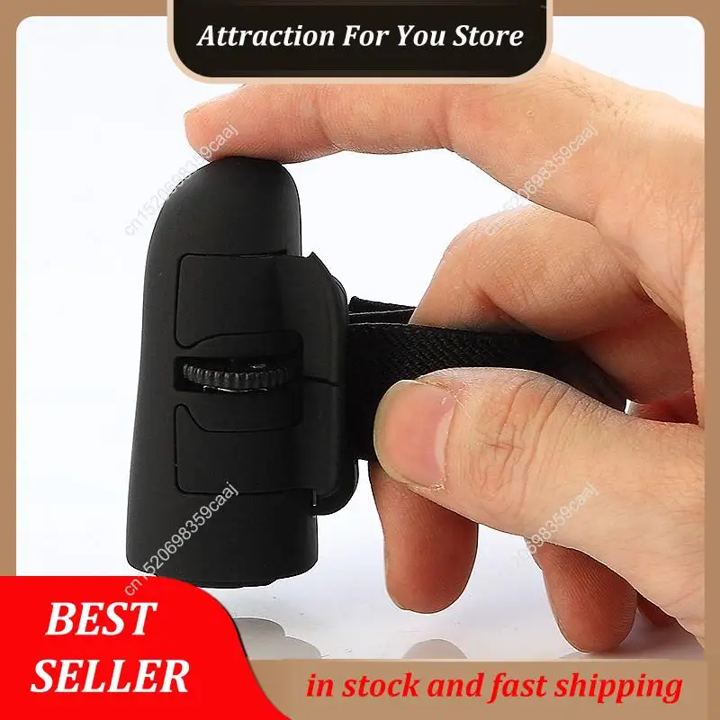 Hot Selling 2.4G Wireless Finger Ring Optical Mini Mouse, Lazy Finger Mini Fingertip Wireless Mouse USB Optical Ring Laptop Mous