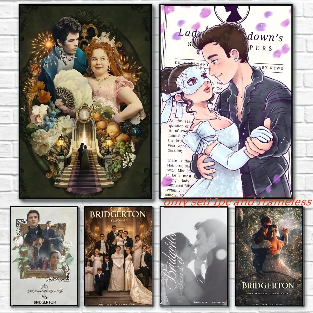 For Love TV Shows B-BridgertonS LifeTime Poster Room Wall Art Decor Waterproof Poster For Home Bar Bedroom Decoration Gift