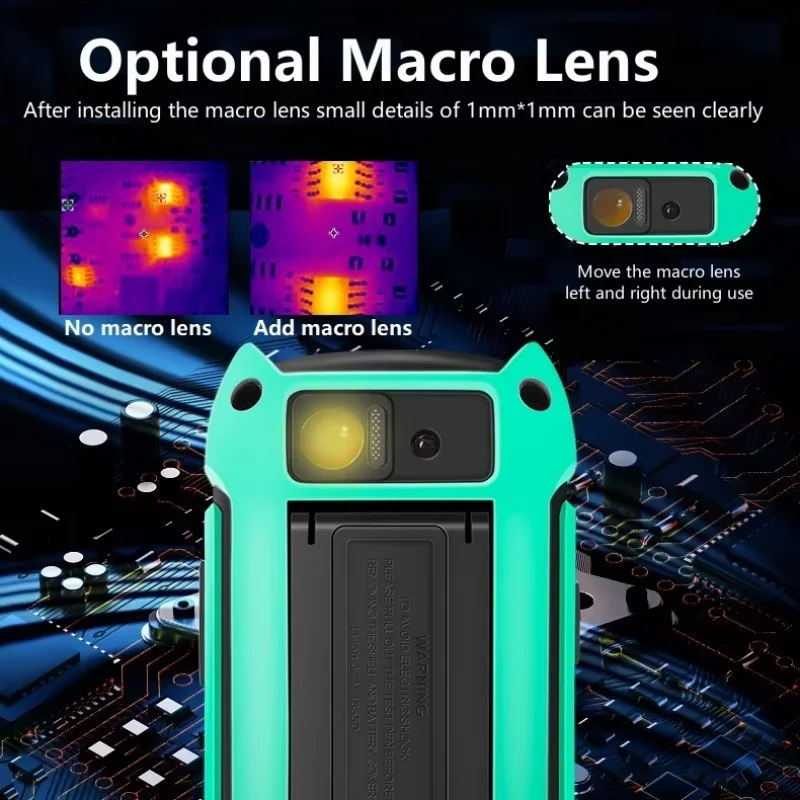 TOOTLOP ET14C ISR 240x240 25hz التصوير الحراري بالأشعة تحت الحمراء -20 ℃ ~ +550 ℃ الكاميرا الحرارية الصيانة الكهربائية كشف تسرب الحرارة #3