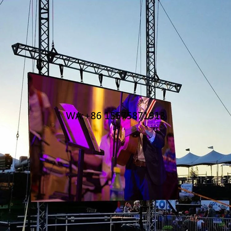 

China Manufacturer Stage Led Screen for Concert Top Rental Display Die-Casting Aluminum Panel Full Color Mobile Events Wall