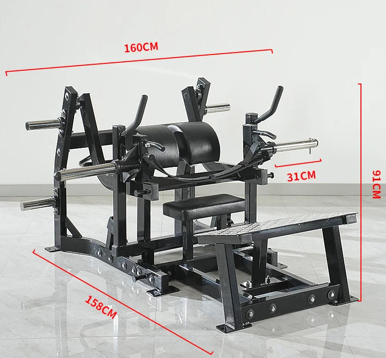 حار بيع الورك دفع المعدات لكمة المدرب الرف المطرقة التجارية الورك التوجه آلة الورك المدرب أجهزة لياقة بدنية #5