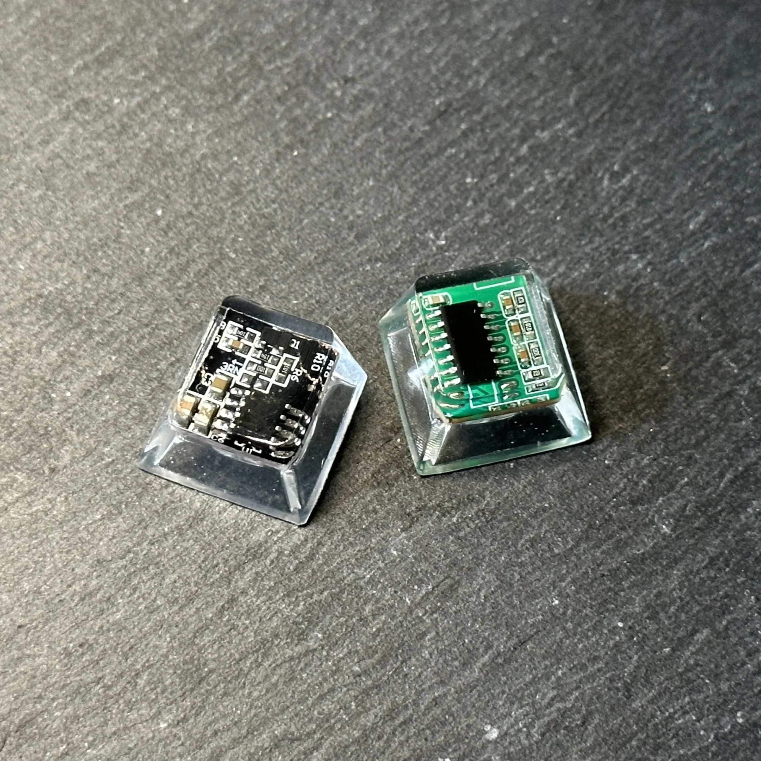 

Circuit Board Keycap Resin Handmade Cross Opening Keycap Custom Single Black/green/blue Keycap Mechanical Keyboard Accessories