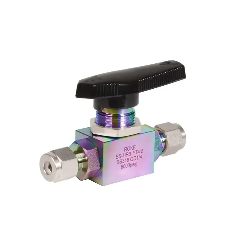 For 316 Stainless Steel CVD Inert Silicon Coated Ball Valve High Purity Resistant for Semiconductor Chemical