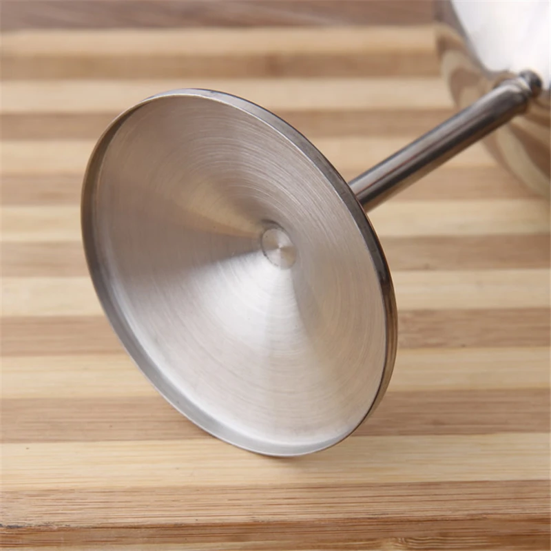 Wine Glasses Stainless Steel 18/8 Metal Wineglass Bar Wine Glass Champagne Cocktail Drinking Cup Charms Party Supplies