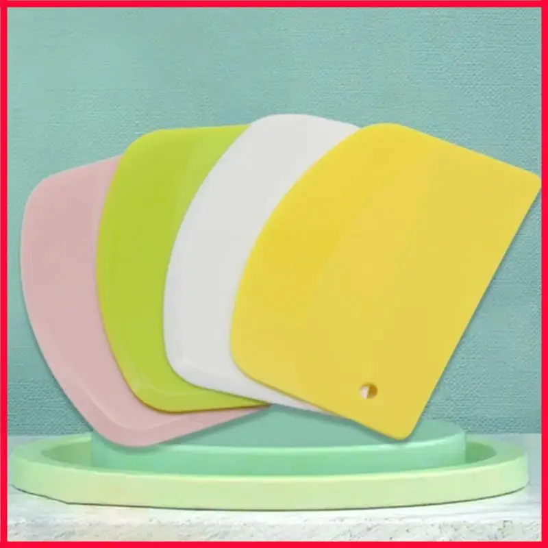 XX9B Safe Plastic Dough Scraper Bowl Scraper Dough Cutter Kitchen Household Tool