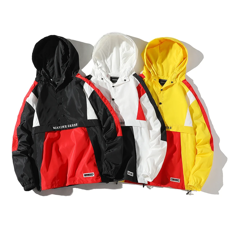 Chaqueta con capucha estampado Hip Hop - close-up view