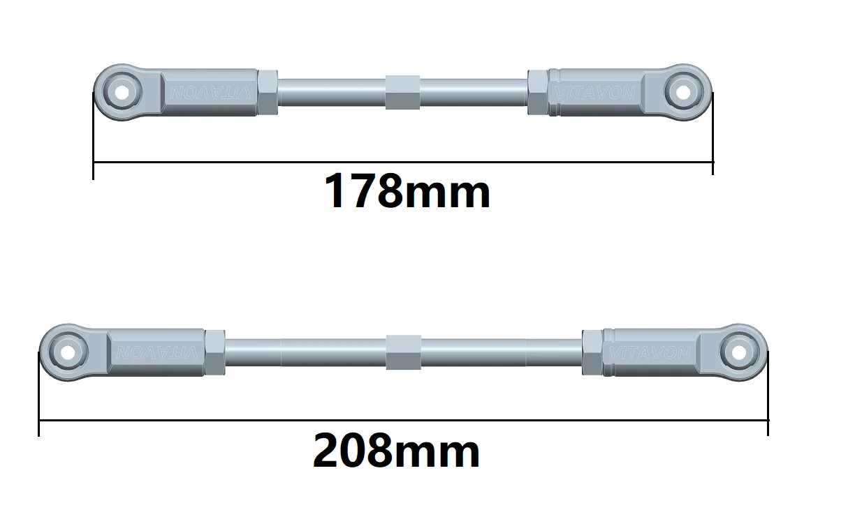 VITAVON CNC Alu7075 tylne łącze górne dla Arrma Kraton 8S wyrzutka 8S 1/5