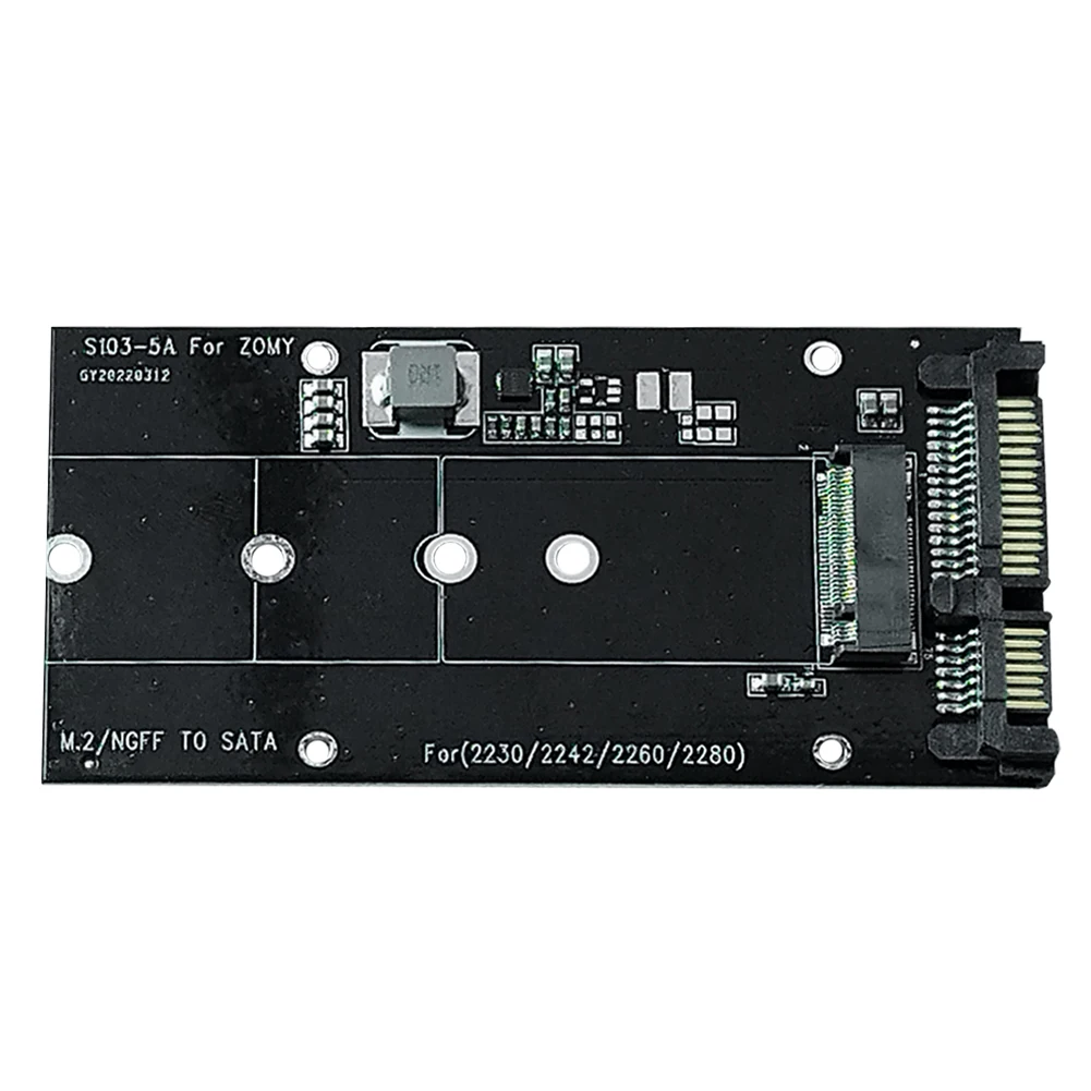B Key M.2 SSD auf 2,5 Zoll SATA Konverter-Adapterkarte 2230-2280