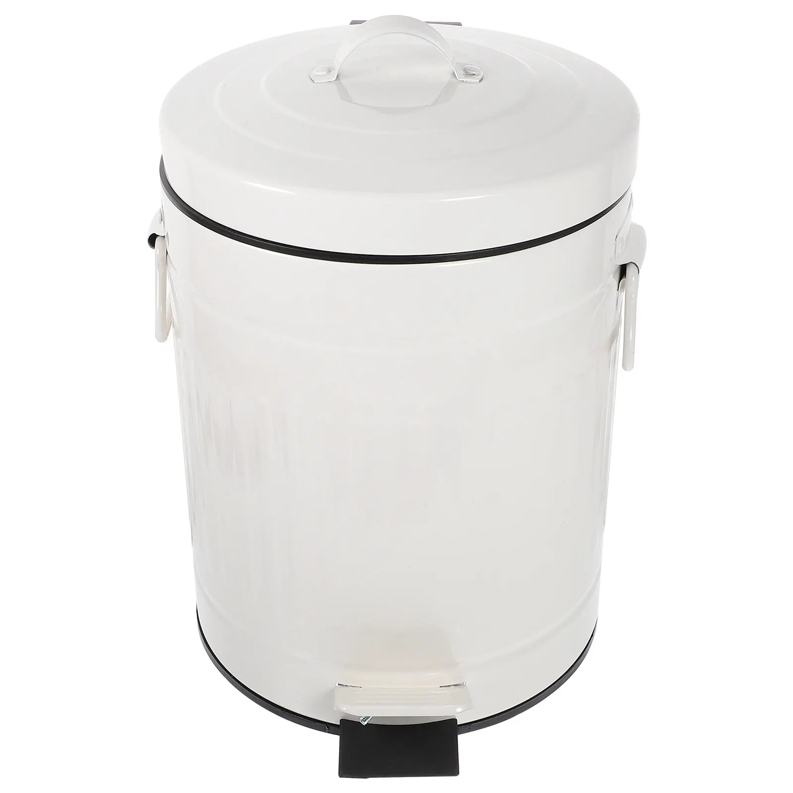 

Мусорное ведро с педалью, круглое, 13 галлонов, из нержавеющей стали, сверхпрочное, большой емкости, для кухни, ванной комнаты, дома