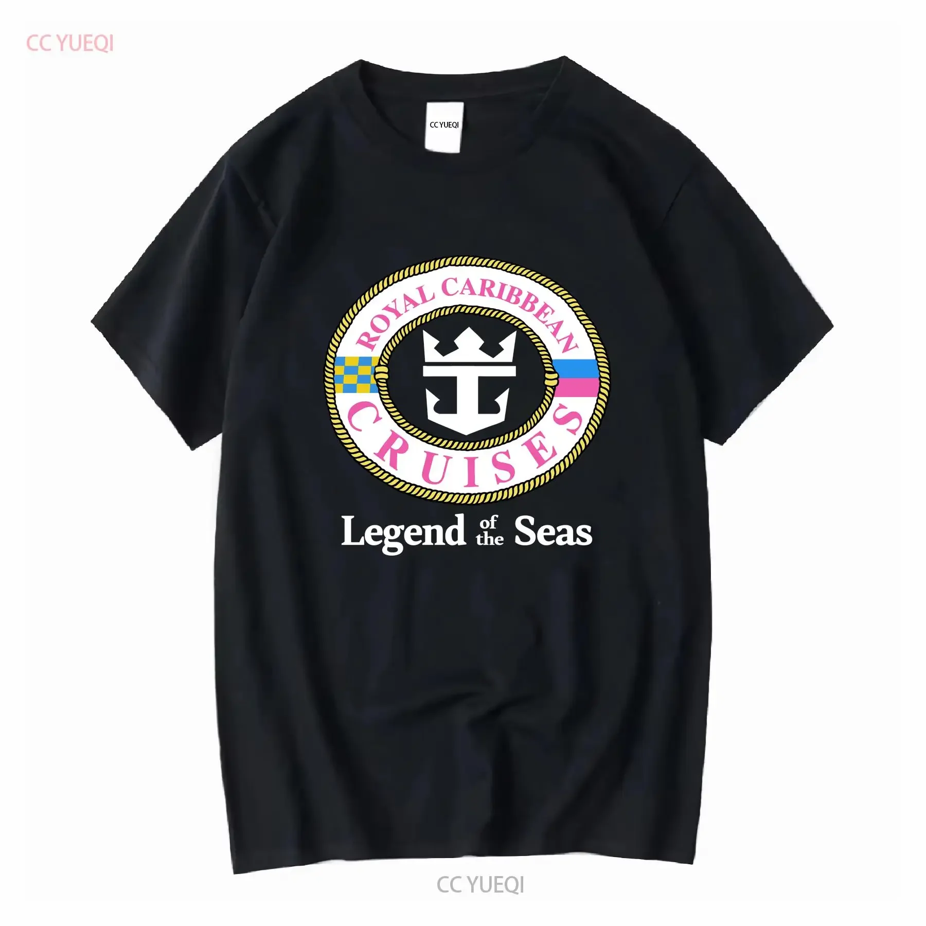 

Винтажная футболка 90-х Royal Caribbean Cruises Legend Of The Seas, мужская футболка M синего цвета в стиле ретро с длинными рукавами, винтажная стираная уличная одежда унисекс