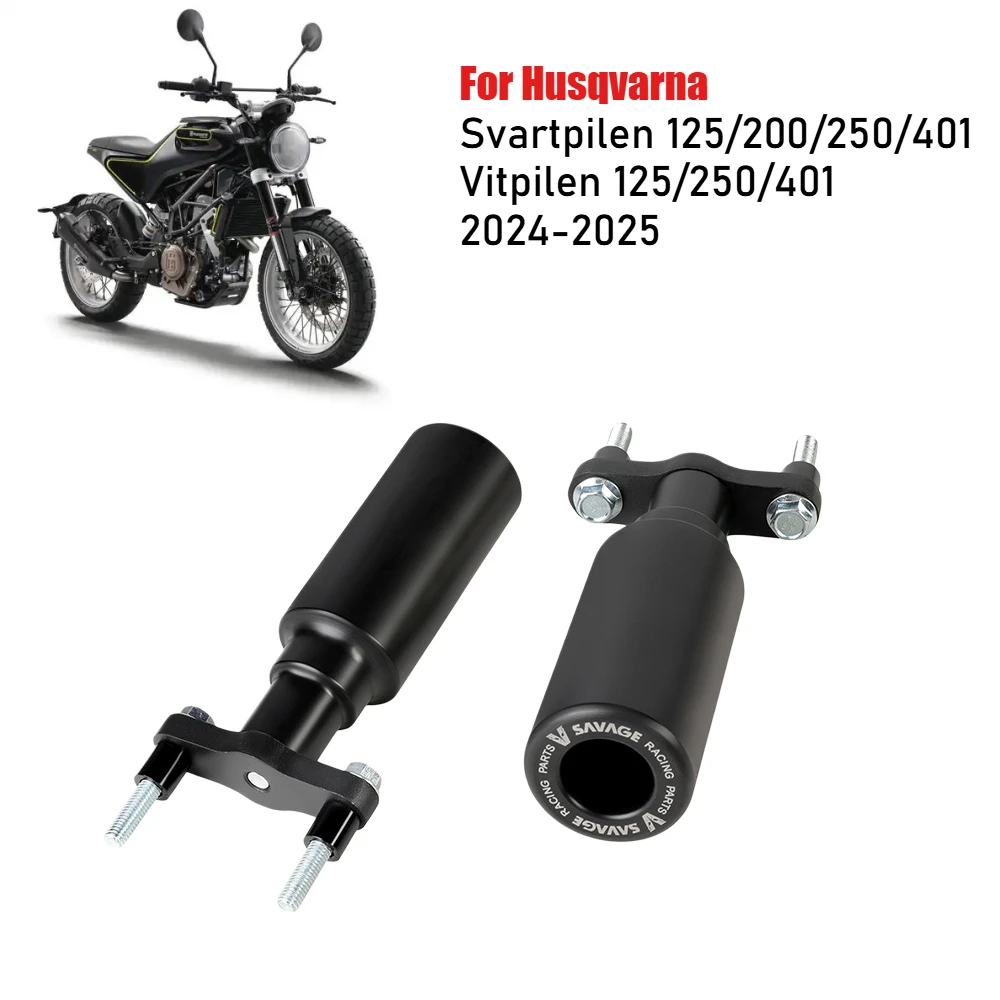 Para Husqvarna Svartpilen 401 250 200 125 Vitpilen 125 250 401 2024 2025: Protectores de Chasis y Carenado para Motocicleta Vitpilen401