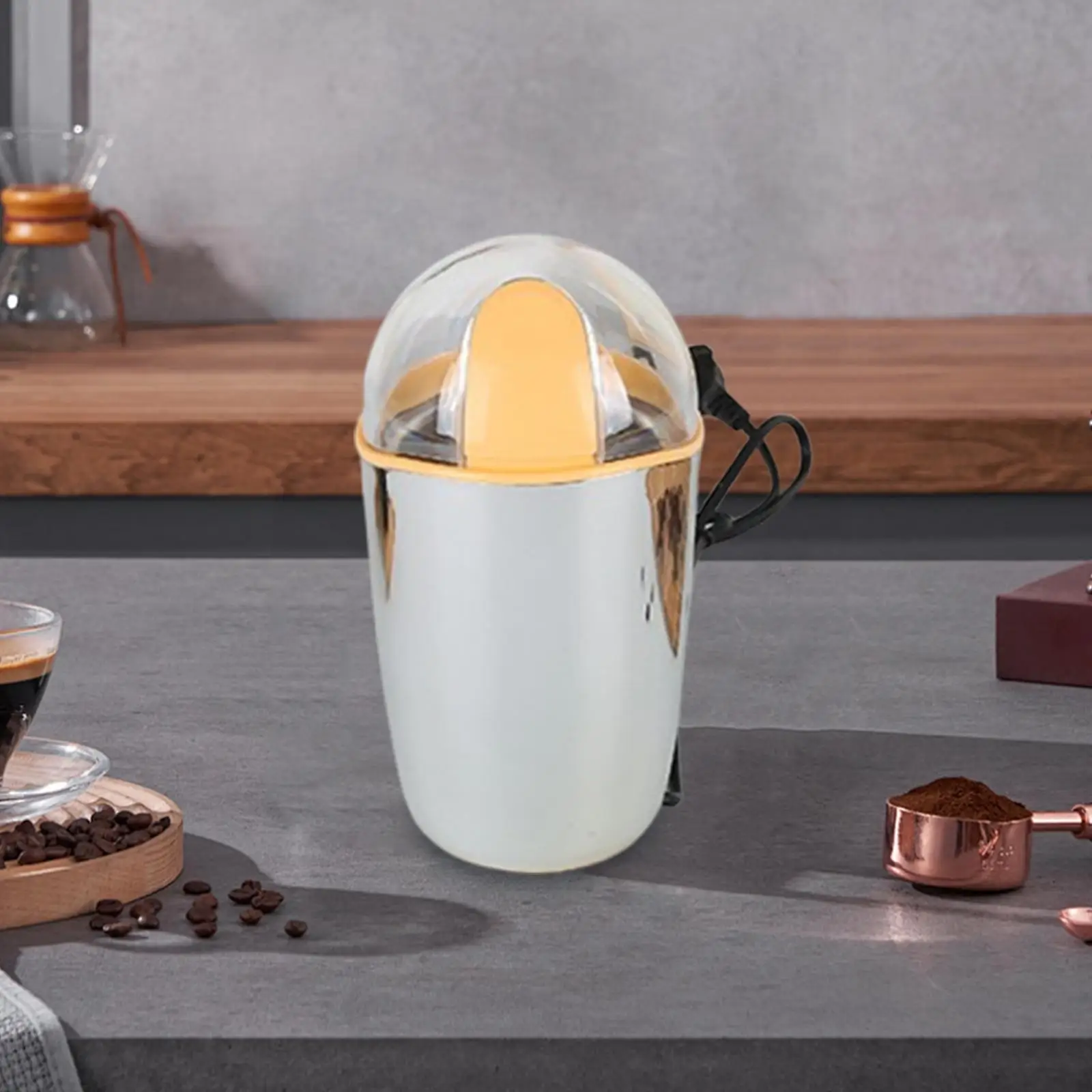 Electric Coffee Grinder Adjustable Setting Portable Professional Bean Grinding for Coffee Lover Gift Home Kitchen Travel Outdoor