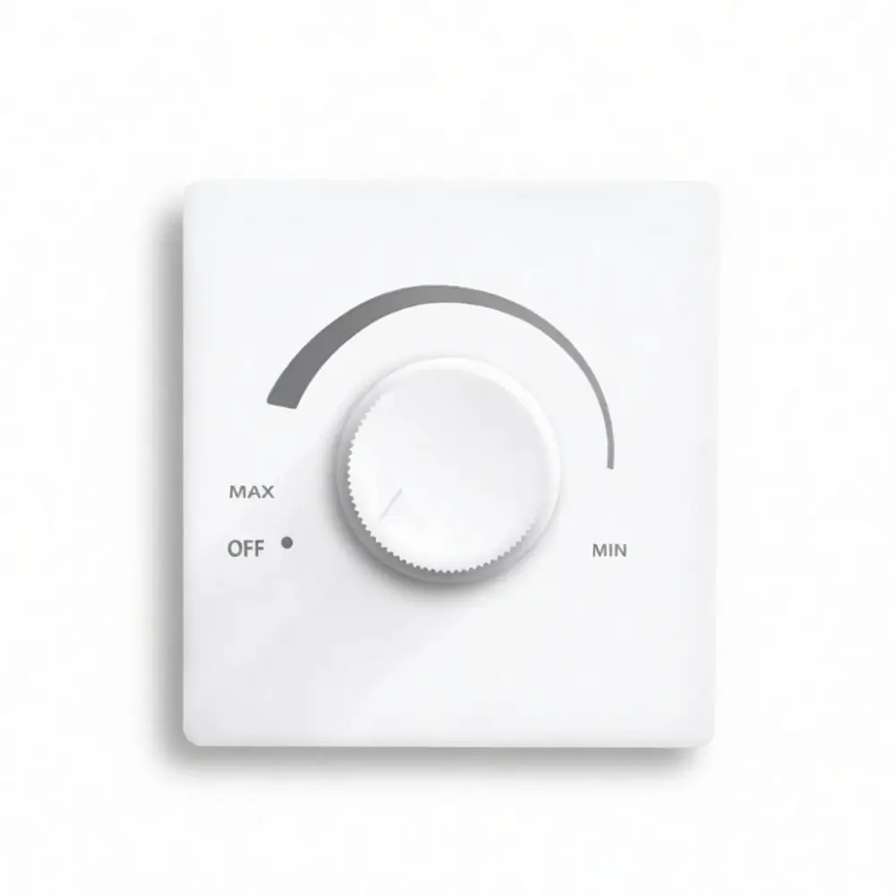 Wall Fan Speed Controller Stepless Regulator Knob Switch Ceiling Ventilator Dimmer Control Panel For Home Office Surface Flush