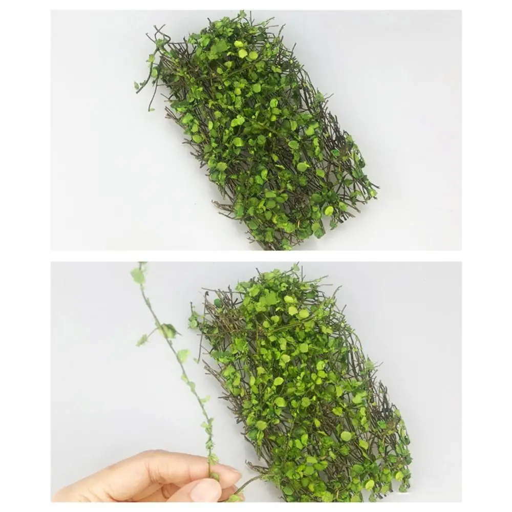 Railway Scenery Sand Table Vegetation Miniature Plant Creepers Micro Landscape Simulation Rattan Leaves Scene Model