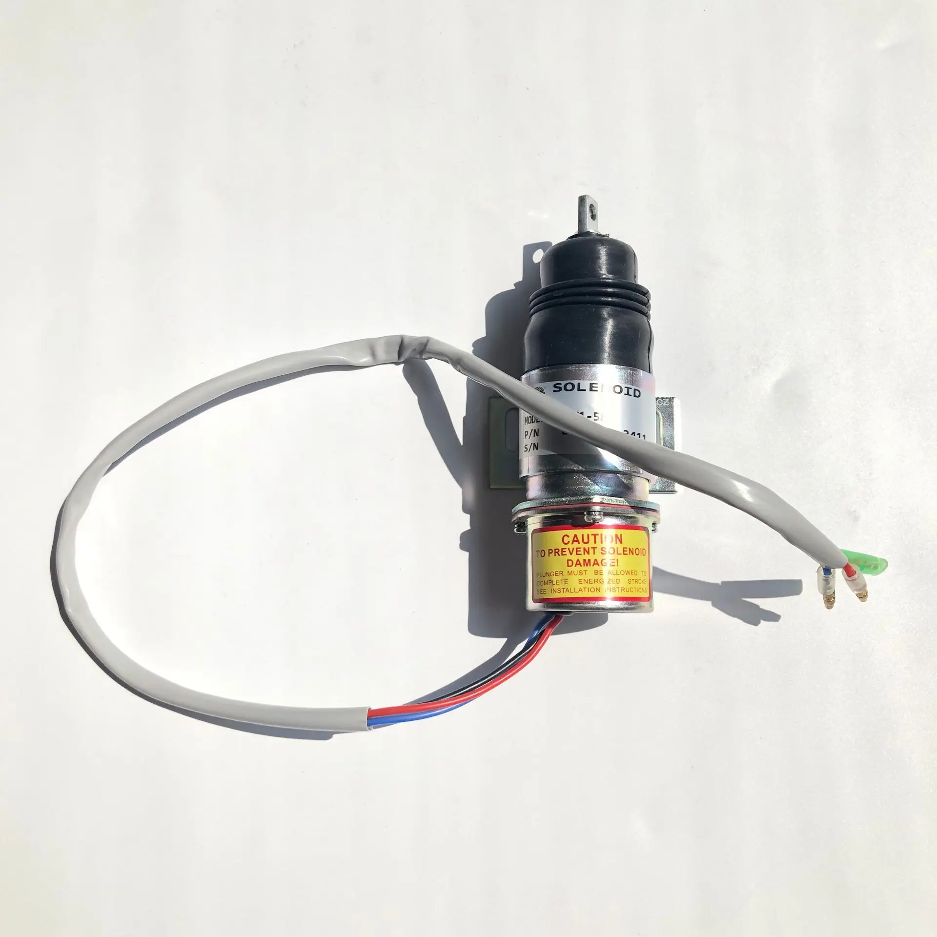 MV1-58 Shut Off Solenoid 12V Fuel Stop Solenoid For Hitachi Isuzu Engine 894453-3411