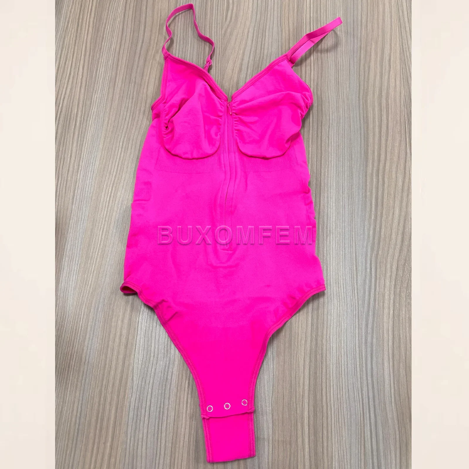 Damen ärmelloser, figurbetonter Jumpsuit: Dehnbar, atmungsaktiv, farbenfroh, bauchkontrollierend, für den Strand, Triangel-Shapewear – Detail 19