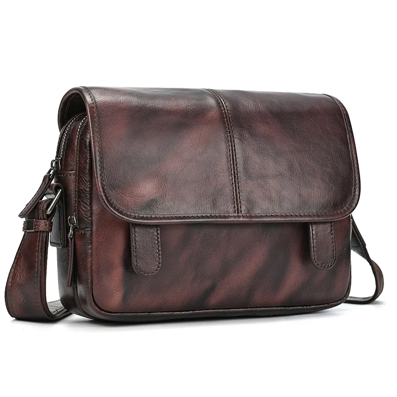 

Новая модная кожаная сумка через плечо для мужчин и женщин, из натуральной коровьей кожи, дизайнерская люксовая сумка-кроссбоди, винтажная сумка для дам.