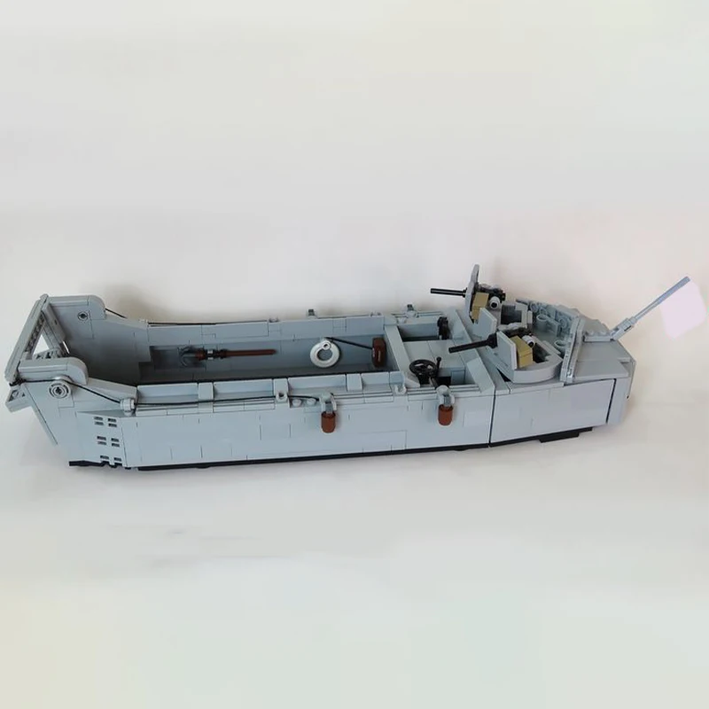 

661 шт. MOC LCVP HIGGINS BOAT D-Day ww2 Строительные блоки Рождественский подарок Вдохновляет неограниченное количество для творчества Строительный набор