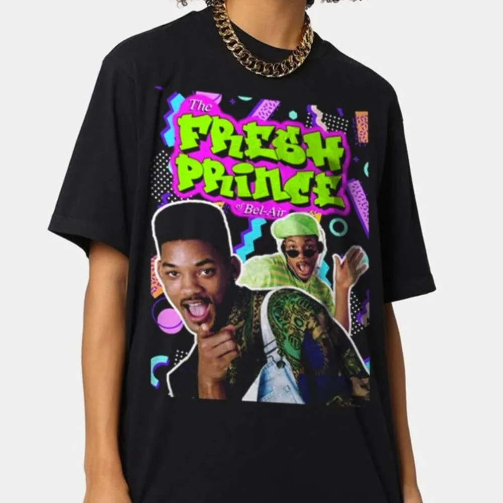 Fresh Prince Bel Air Will Smith Cool T Shirt Retro Vintage Style Perfect 90S Nostalgia