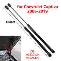 2 Piezas 96830124 Amortiguadores de Gas para Capó Delantero de Coche, Varillas de Soporte de Elevación para Chevrolet Captiva 2006-2019