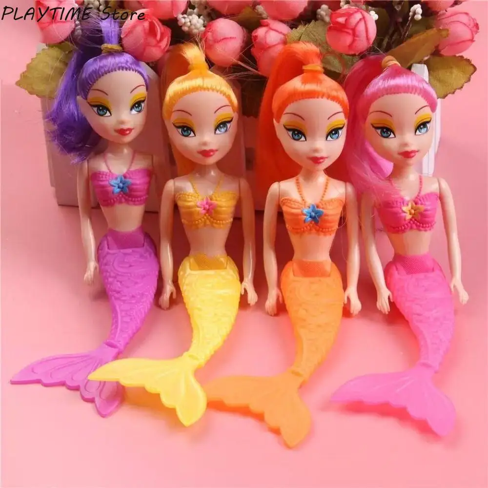 16cm Princess Fairy Mermaid Dolls Bath Swimming Pool Waterproof Mermaid Doll Girls Toy Girls Birth Gift Toy Kids Educational Toy