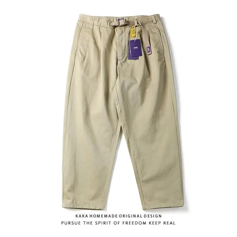 

Японские молодежные уличные брюки в стиле ретро, повседневные брюки, брюки-карго с прямыми штанинами в американском свободном стиле