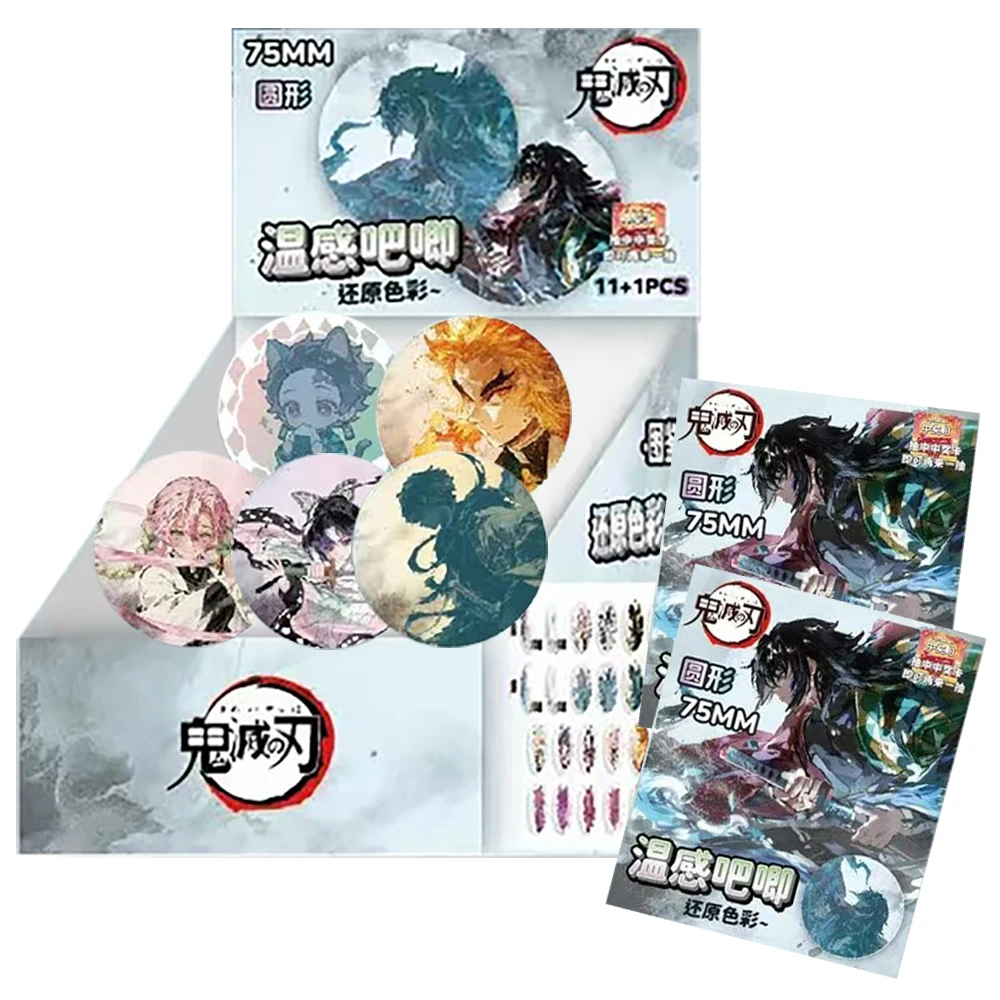

Demon Slayer Fantasy Adventure Anime Limited Collection Temperature Change Badge High Quality Character Brooch Fans Cherish Gift