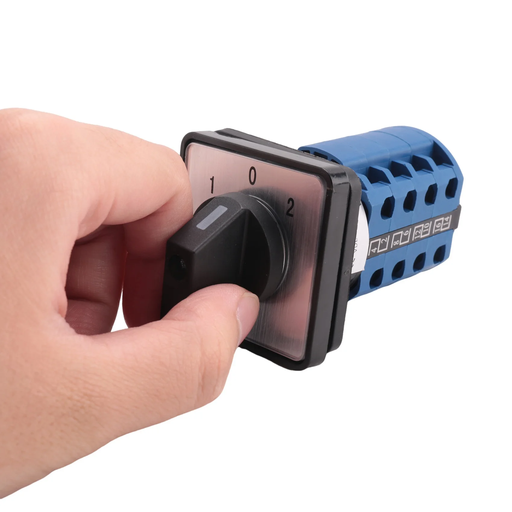 【COMELY】4X Rotary Switch On-Off-On 3 Position 4 Phases 20A 500V Double Speed Motor Switch Small Plate Changeover Cam Switch