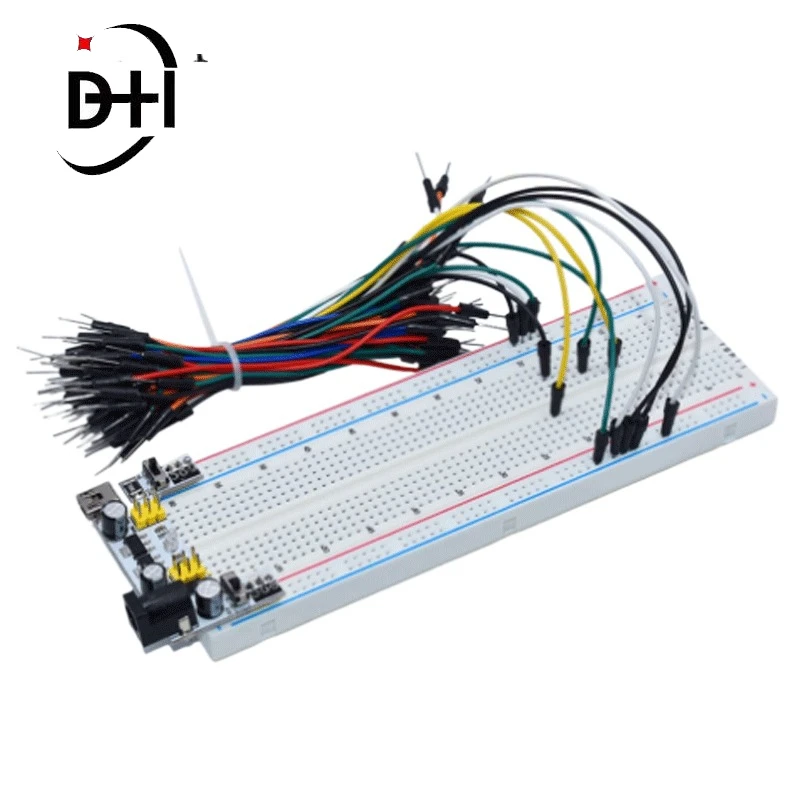 3.3V/5V MB102 Breadboard power module+MB-102 830 points Prototype Bread board for arduino kit +65 jumper wires wholesale