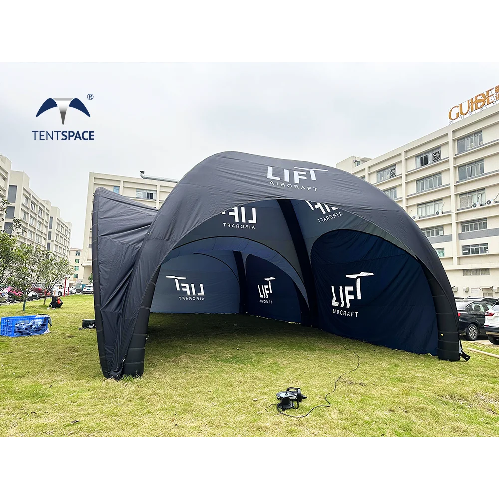 Custom China Inflatable Tents Manufacturers Air Sealed Inflatable Folding Tent Heat-transfer Printing Air Tight Inflatable Tent
