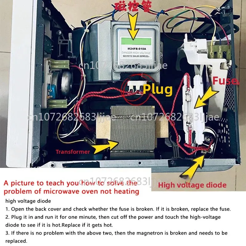 m24fb-610a-は電子レンジマグネトロンヒーター電子レンジ送信機電子レンジアクセサリーに適しています