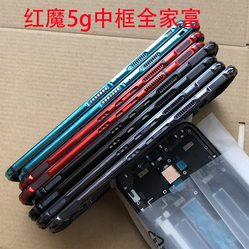 Middle Frame Original For ZTE Nubia Red Magic 5G 5S 5 NX659J Mid Plate Display Bezel Front LCD Screen Holder Housing Replacement